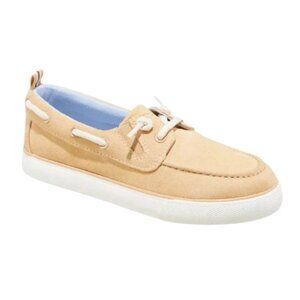 Cat & Jack Boys Reece Slip On Boat Shoes Beige Casual Comfort Size 1